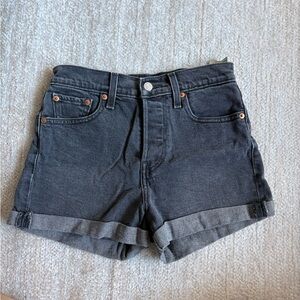 Levi's Charcoal Women's Denim Shorts